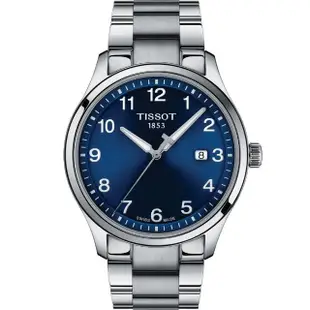 【TISSOT 天梭 官方授權】GENT XL CLASSIC 經典大三針男錶 手錶 母親節 禮物(T1164101104700)