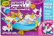 CRAYOLA Scribble Scrubbie Pets Mega Set 2.0, Coloring Toy, Kids Gifts for Girls & Boys, Age 3, 4, 5, 6, Blue (747481)