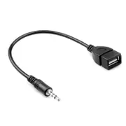 3.5Mm Audio Aux Jack To Usb 2.0 Type Male Female Converter Adapter Cable For Car Mp3 Cables & Adapters
