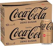 Coca-Cola Zero Sugar Vanilla Soft Drink Multipack Cans 20 x 375 mL
