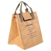 Lunch Food Box Bag Insulated Lunch Box Bag Kraft Paper Lunch Bag Bento Holder
