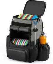 Disc Golf Bag-Heavy Duty 600D Polyester Insulated Cooler-Disc Golf 26+ Capacity