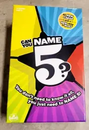 Can You Name 5? Game - New/Sealed - Goliath 2022