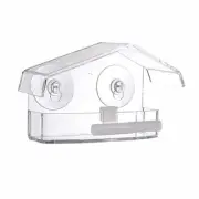 Clear Window Bird Feeders Houses with Strong Suction Cups for Outdoor Wild Birds