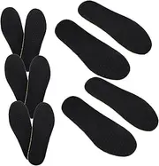 Baluue 5 Pairs Men Height Booster Insoles Shock Absorption Slip Honeycomb Design Breathable Secure Boots Elevate Height Comfortably