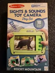 Melissa & Doug Rocky Mountain Sights & Sounds Toy Camera Play set National Park