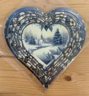 Heart Shaped Wind Spinner