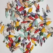 80* Model People 1:75 Scale People Painted-Figures For Model Trains Layout
