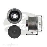 Gates Alternator Pulley - OAP7136