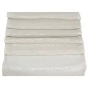 White Sequin Fabric Table Runner