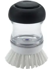 [OXO] Good Grips Soap Dispensing Palm Brush in Black