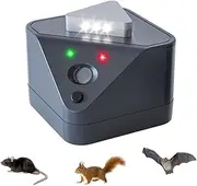HUAJUN Ultrasonic Mouse Repellent, 360° Ultrasonic Cover with 3 LEDs for Controlling Mice, Silent High Frequency Protection Against Rodents, Ideal for Attic, Garage, Hotel, Warehouse, Kitchen