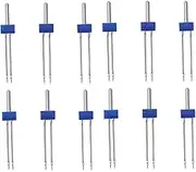 LALAFINA 12pcs Electric Sewing Machine Twin Needles Kit Denim Twin Needles for Stretch Curved Double Sewing