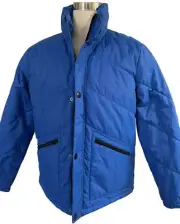 NWT Nautica Blue Water Resistant Medium Men J43391 Primaloft Filled Nylon Outer