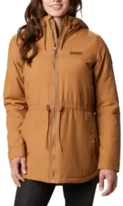 Columbia - NWT - Chatfield Hill Jacket - Elk - Sz M - Sherpa Lined - Cinch Waist