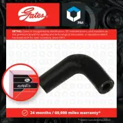 Heater Hose fits FIAT PALIO 1.9D 01 to 04 Coolant Gates 60652769 60815829 New