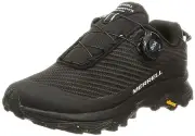 New Merrell Hiking Shoes MOAB SPEED STORM BOA GORE-TEX Women's BLACK/BLACK 23.5
