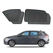 AUSGO Magnetic Window Sun Shade for Hyundai I30 PD Hatch 2017-Onwards 4-piece Set Car Shades