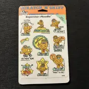 Vintage Moodie Scratch And Sniff Stickers Superstar Mint Scented 1983 New Sealed