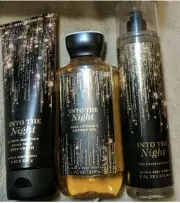 Bath & Body Works Into The Night Lotion Body Cream & Shower Gel Set Lot