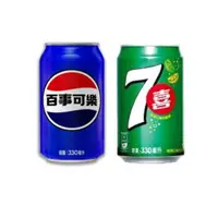 在飛比找momo購物網優惠-【百事可樂】百事可樂330ml+七喜330ml 2箱(汽水)