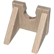 Baseball Bat Wall Hanger | Solid Red Oak Wood | Unfinished