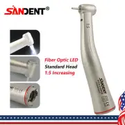 Dental 1:5 Increasing Fiber Optic Contra Angle Red Ring Head Size 10x14.65mm
