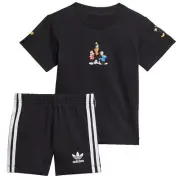 Adidas Originals X Disney Children Mickey Mouse Goofy Donald Duck Short Shirt