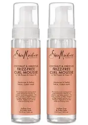 SheaMoisture Curly Hair Products, Coconut & Hibiscus Curl Mousse, Frizz Free Hai