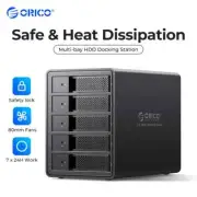ORICO 5 Bay Raid USB3.0 to SATA Hard Drive Enclosure for 3.5'' HDD LOT
