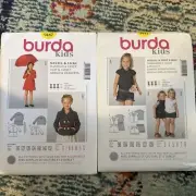 Burda Kids Pattern 9487 9491 UNCUT