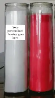 Blessing and Protection Candles, Personalized, Love, Family, Prosperity, Health
