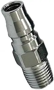Quick Connect Pneumatic Coupler Plug 1/4" - 6MM Male BSP