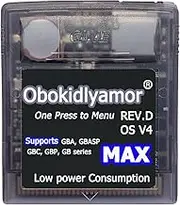[Upgrade Version] 2022 EDGB Max+ Power Saving Flash Cart+ Game Cartridge Card For Gameboy GBA, GBASP, GBC, GBP, GB Series Game Consoles Service EDGB MAX