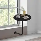 Pub Dining Table Small Side Table Round Table for Bedroom Office Bedside