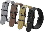 [Ritche] NATO Strap 16mm 18mm 20mm 22mm Premium Nylon Watch Band Strap with Stainless Steel Buckle