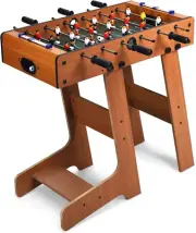 Costway Tabletop Foosball Table, Compact Soccer Game Set with 2 Balls & Score...