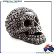 Skull INCENSE BACKFLOW BURNER With Colour Changing LED Eyes Brand New