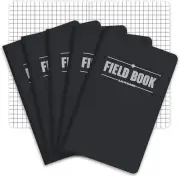 Field Notebook - 3.5"X5.5" - Graph Memo Book - Pack of 5 Graph