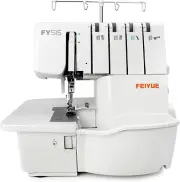 FY515 Serger Overlock Machine with 2/3/4 Thread Capability, Built-In Rolled Hem,