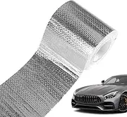 Rrlihjgu Exhaust Pipe Aluminum Foil Tape | Exhaust Pipe Use Tape Heat Resistant | Industrial Adhesive Tape Automotive Maintenance Tool for Truck, Sedan