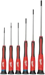 [Milwaukee] Precision Screwdriver Set with Case (6 Pieces)