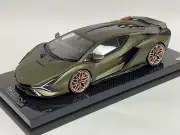 1/18 MR Collection Lamborghini Sian FKP 37 Sian Coupe in Verde Gea Carbon Base