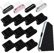 KALLORY 14Pcs Type Caps USB C Plugs Protectors Covers for Phones Easy Install Dust Lint