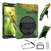 MCC Heavy Duty Hand Strap iPad Mini 1 2 3 Apple Shockproof Case Cover [Camo]