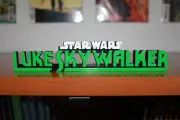 Luke Skywalker 3D printed Comic Logo Art