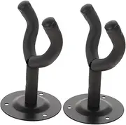 Yardwe 2 Sets Wall Mounted Guitar Hooks Elegant Ukulele Hanger for Display Convenient Guitar Storage Practical Wall Stand for Bass Acoustic Instruments
