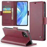 CASEME 023 Series Wallet Case for Xiaomi Mi 11 Lite 4G/5G/11 Lite 5G NE,Stand Phone Cover