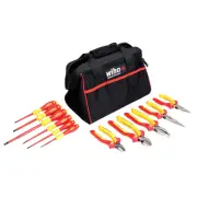 32977 11 Piece Master Electrician's Insulated Tool Set In Canvas Tool Bag.