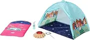 Zapf Creation 832783 Baby Born Weekend Camping Set - Doll Accessory Set, Doll Tent with Sleeping Bag, Campfire with Light Function, Marshmallow Stick and Soda Bottle
